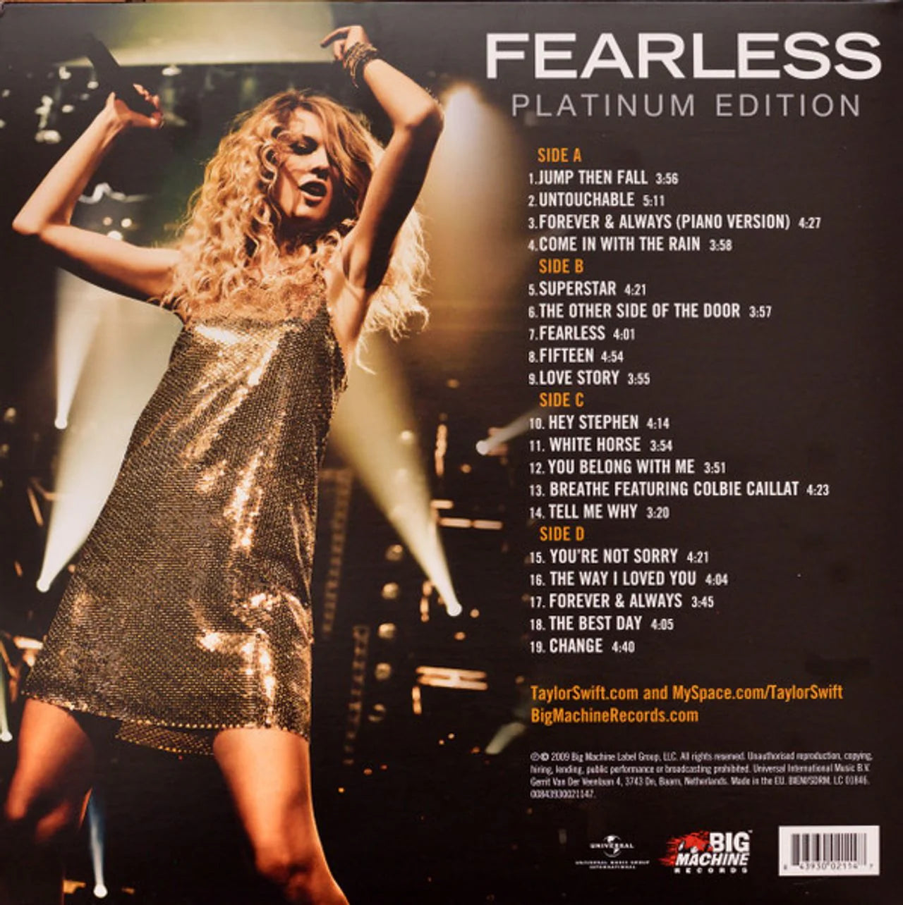Taylor Swift - Fearless (Platinum Edition)