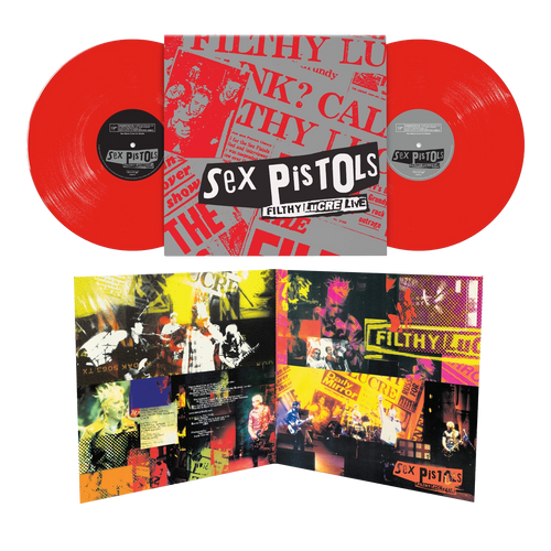 Sex Pistols - Filthy Lucre Live 2LP Red Vinyl - 30th Anniversary Edition