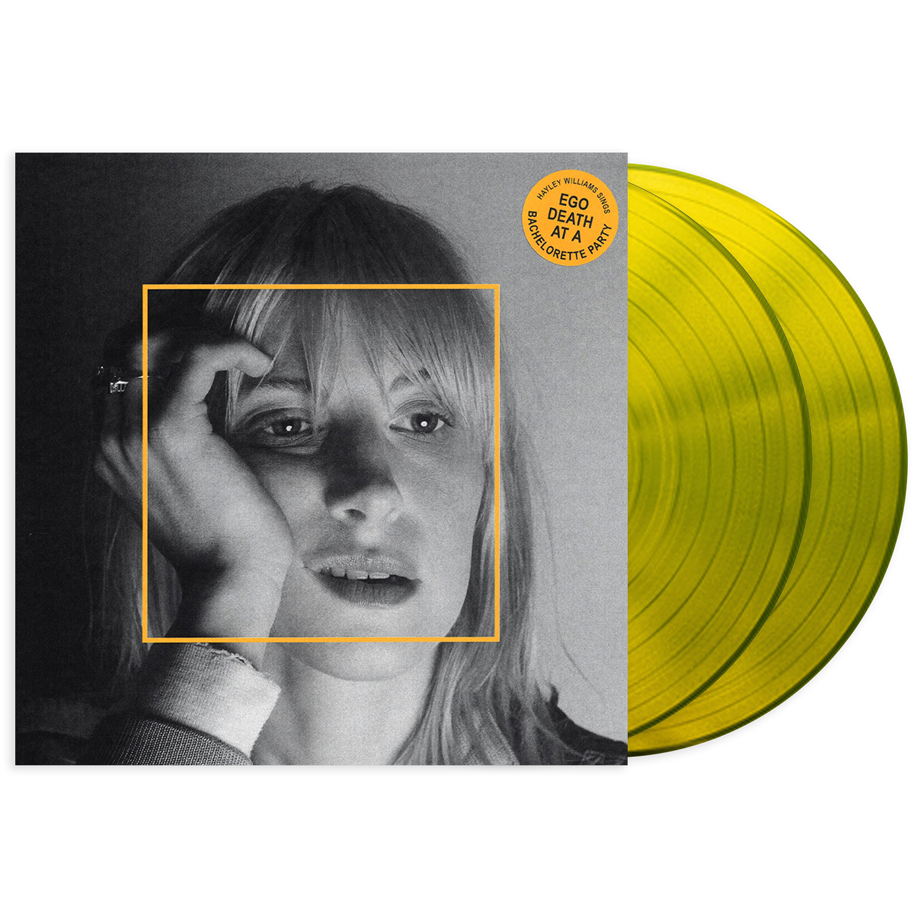 Hayley Williams - Ego Death At A Bachelorette Party vinyl LP cover (26 Highlighter Yellow)