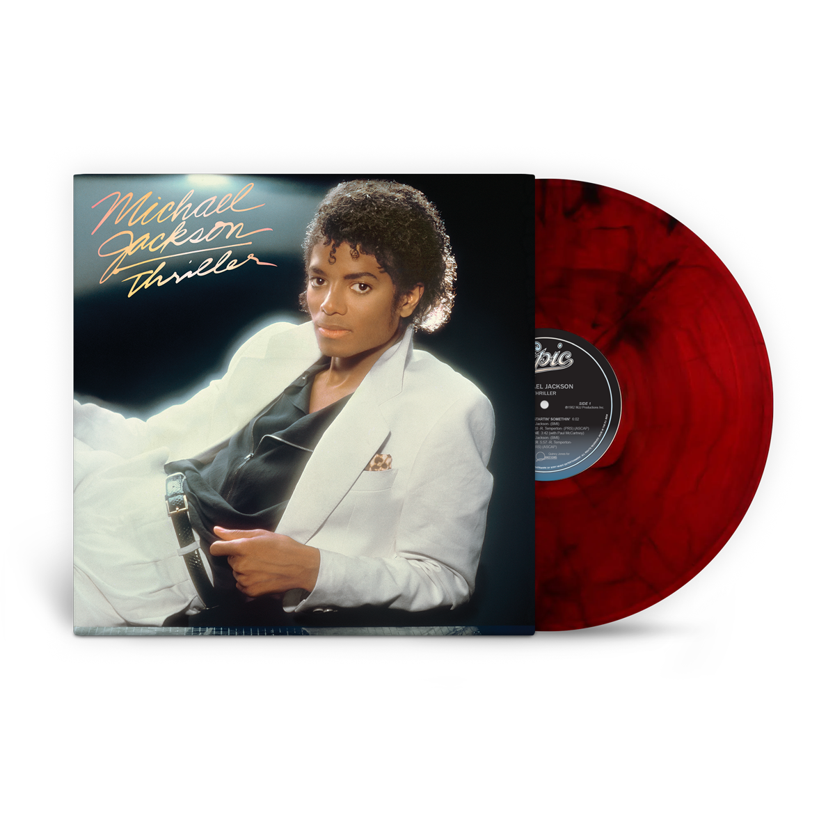 Michael Jackson - Thriller Red & Black Marble Vinyl LP