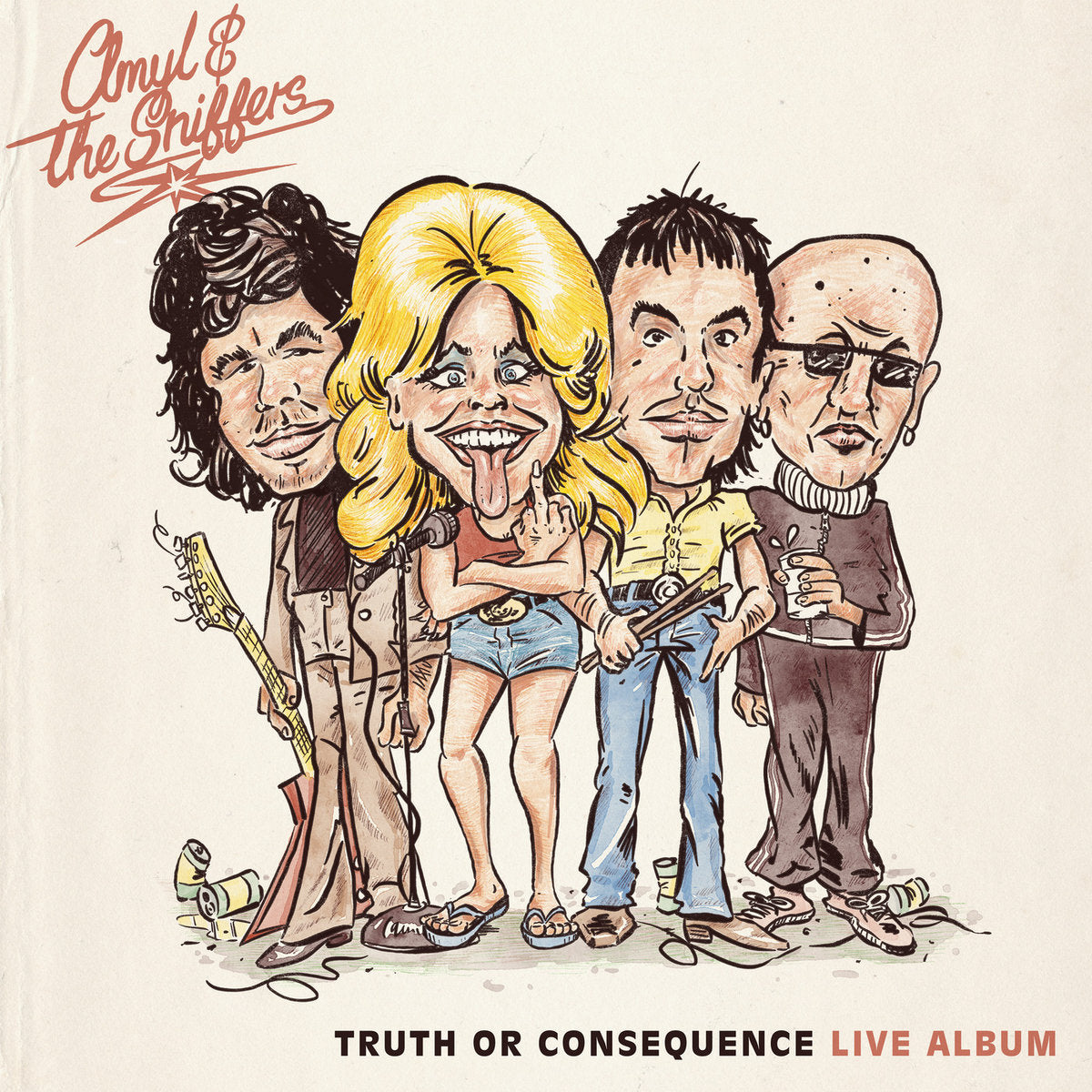 Amyl and the Sniffers - Truth Or Consequence (Live From El Coyote) vinyl LP cover