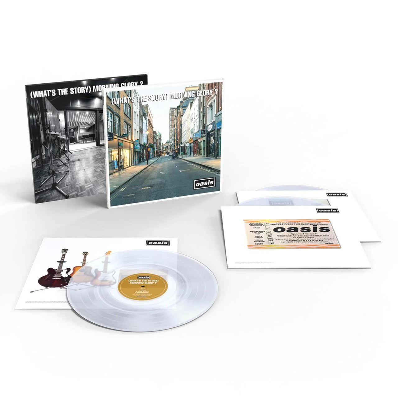 Oasis (What's The Story) Morning Glory? - 'Cast No Shadow' Inspired Clear Vinyl - 3-LP vinyl set