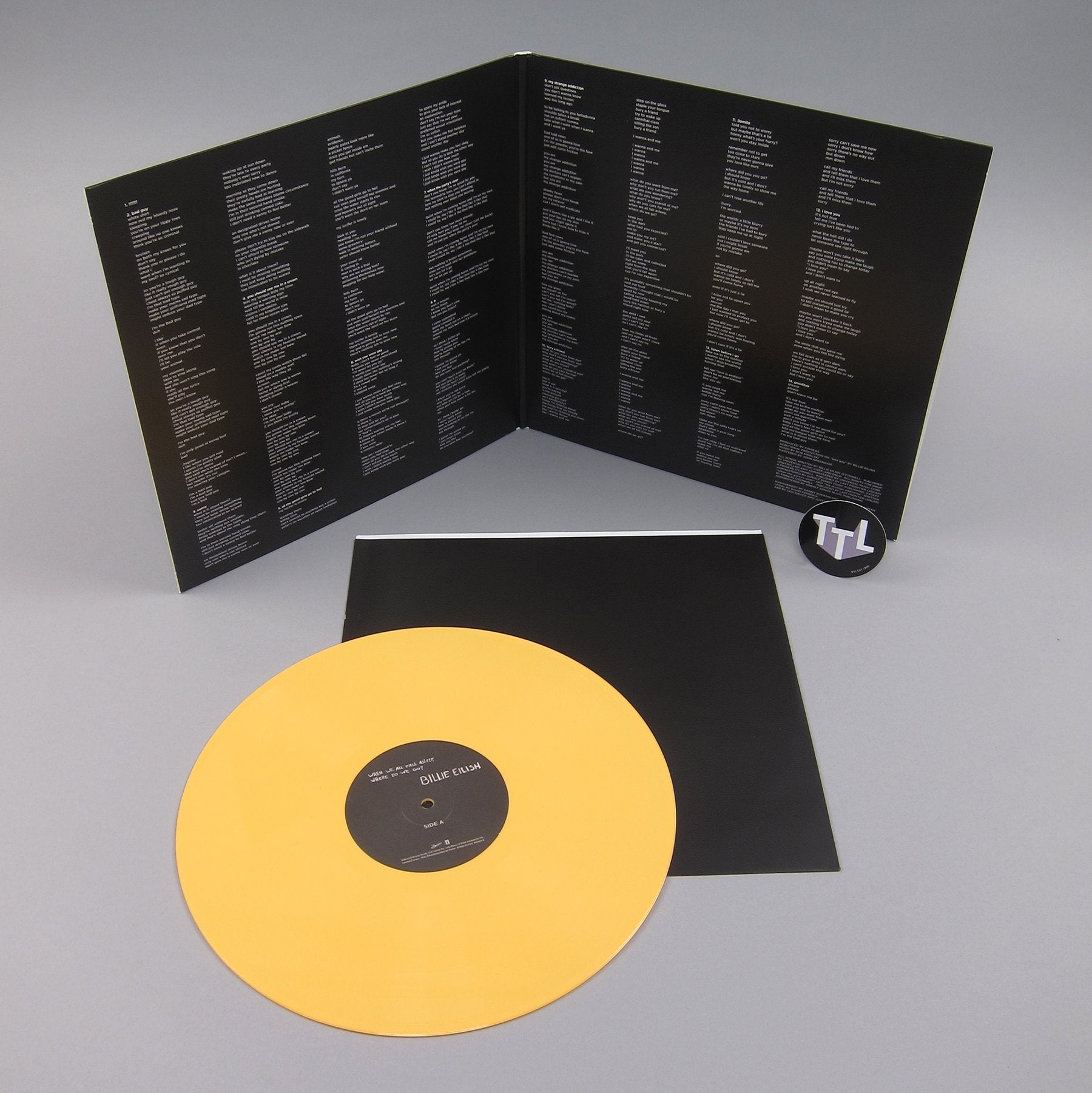 Billie Eilish ‎– When We All Fall Asleep, Where Do We Go?-LP-Darkroom- BE06406-Muckypeg records